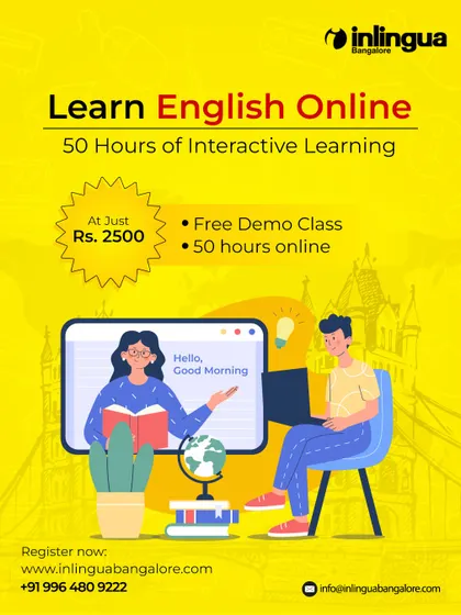 We offer a 50-hour online English program designed to build fluency and practical communication skills. With expert guidance and immersive sessions, it's perfect for college students looking to master the global language of business and academia.
