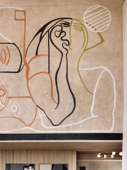 A duplicate detail shot of the mural.