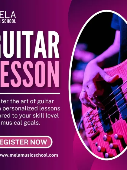 We offer personalized guitar lessons tailored to your skill level and musical goals. Whether you want to play rock, pop, or blues, we'll help you master the art of guitar.