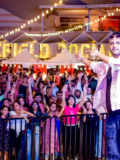 The connection with the crowd is everything. This moment at Phoenix Marketcity, with hundreds of hands in the air, is why I do what I do. Your energy fuels my performance.