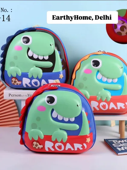My 3D dinosaur picnic bags are perfect for your little one's day out. They have a tough outer shell and a fun, friendly dino design that kids absolutely love.