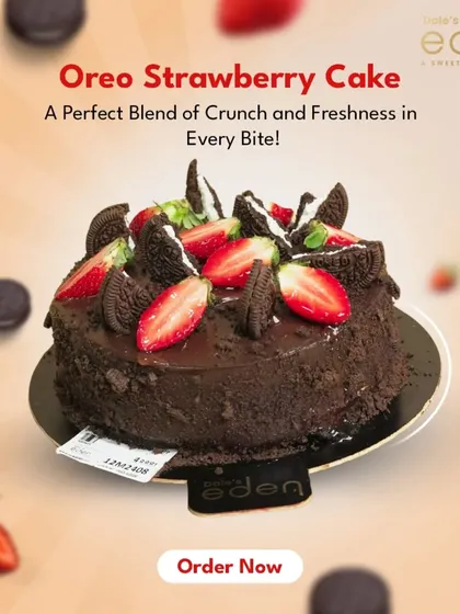 A perfect blend of crunch and freshness. My Oreo Strawberry Cake combines the classic cookie with fresh fruit for a dessert that's both familiar and exciting.