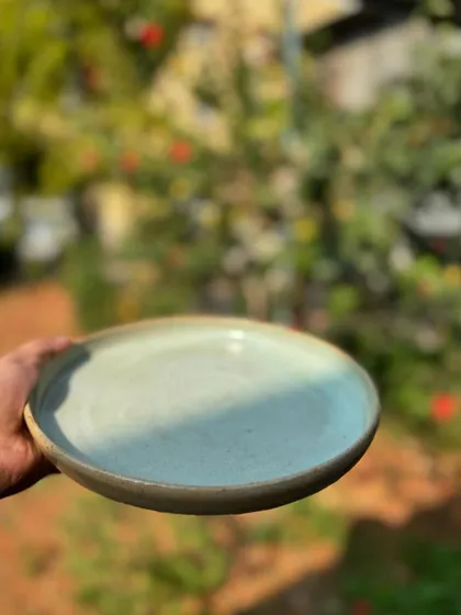 The simple, clean profile of our Chun plate makes it a perfect canvas for your culinary creations.