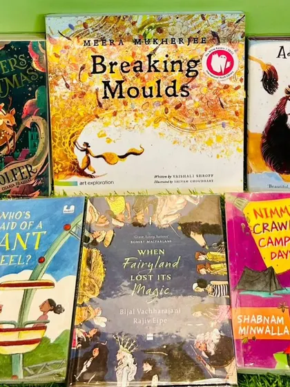 A selection of books from the Neev Reading Challenge 2024. As official library partners, we make sure all the challenge books are available for our members.