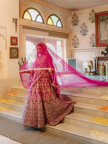 My bridal entry. I was so full of joy walking towards the man I was going to spend my life with.
