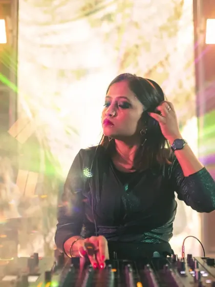 A moment of connection with the music at The Ritz-Carlton. This shot, with its beautiful lighting, captures the emotion and artistry I bring to my performances.