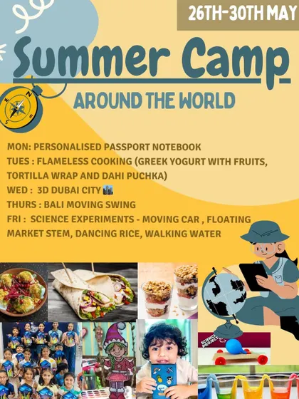 A detailed look at our 'Around the World' summer camp. From making personalized passport notebooks to crafting a Bali moving swing, every activity was designed to be an immersive global adventure.