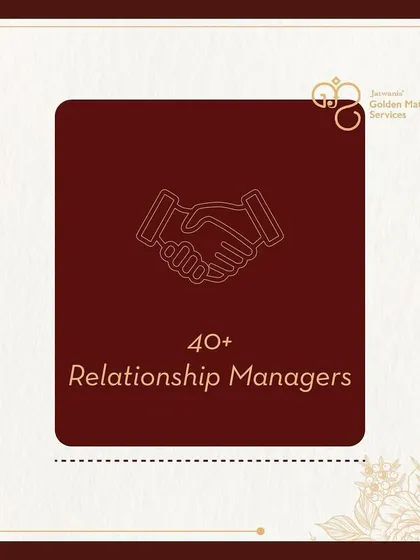 I provide personalized service to all my clients with more than 40 relationship managers on board. You will have a dedicated expert to guide you through the entire process.
