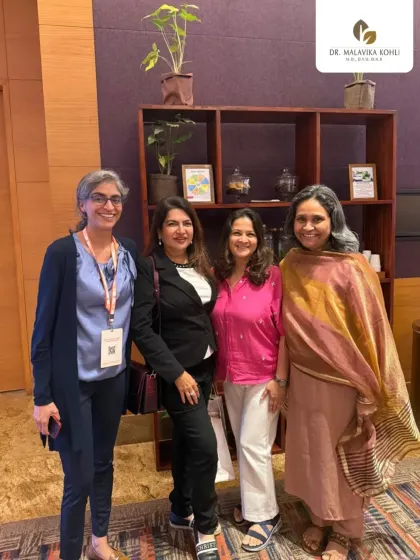 With fellow experts at the India Conclave. Sharing the stage with pioneers in the field of acne to discuss difficult cases and advanced management strategies was truly inspiring.