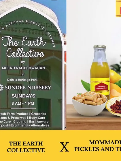 We are regulars at The Earth Collective market. This was an invitation for our stall in September, where we brought our full range of pickles, sweets, beverages, and namkeen.