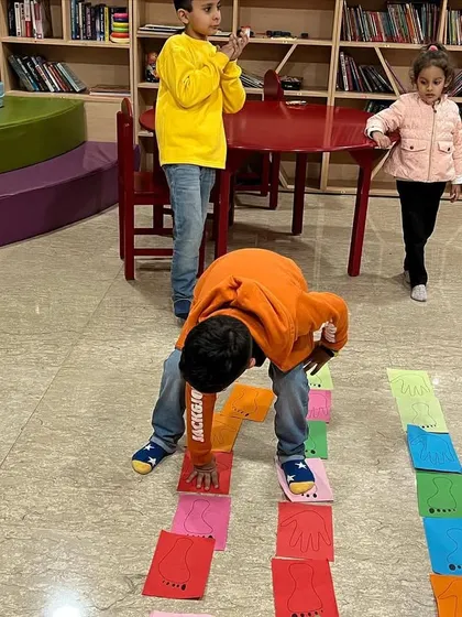 A fun, active game as part of our birthday celebrations. We believe in learning and celebrating through play.