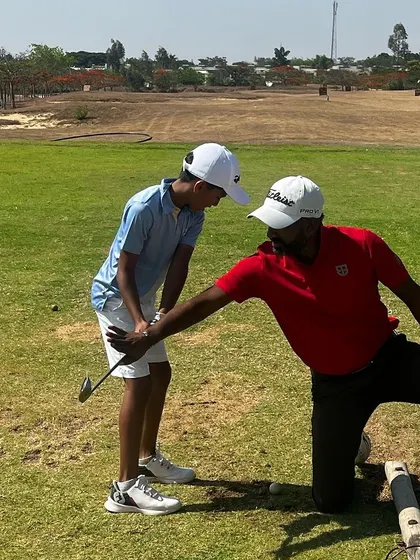 When new young players join us, we focus on building a strong foundation by educating, not just instructing. We empower them with the knowledge to improve, as seen here with Coach Madhusudan working with a talented 9-year-old.