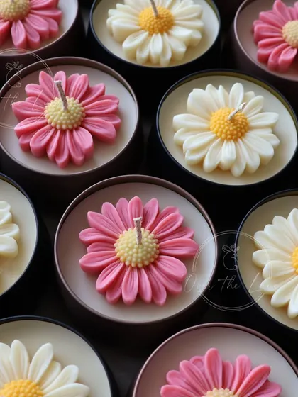 The Daisy tin jar candles in a lovely pink and ivory combination. They make such a sweet and simple gift.