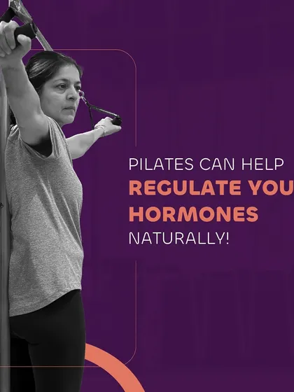 Pilates can help regulate your hormones naturally. The practice reduces stress and improves circulation, both of which contribute to better hormonal balance, which is key for managing PCOS.