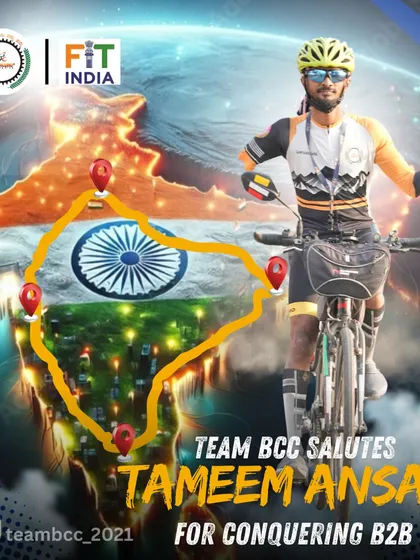 We salute the unstoppable spirit of our riders. Here we celebrate Tameem Ansari for his epic solo Bangalore to Bangalore (B2B) ride, covering the length and breadth of India. His journey is a testament to the incredible feats our members achieve.
