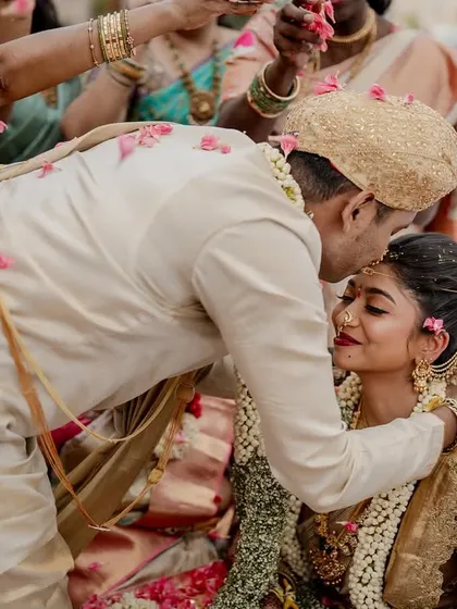 A royal affair at the Fairmont Jaipur. We specialize in destination wedding photography, capturing the grandeur of palace venues while telling an intimate love story.