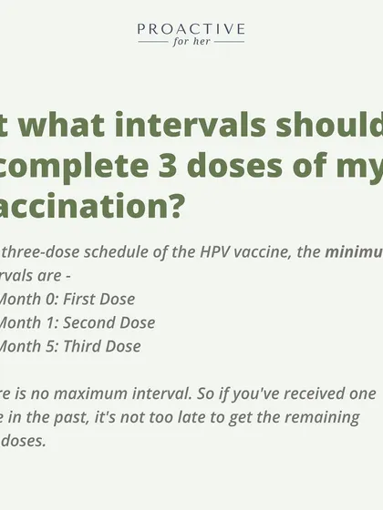 At what intervals should I complete 3 doses of my vaccination? The schedule is typically month 0, month 1, and month 5.