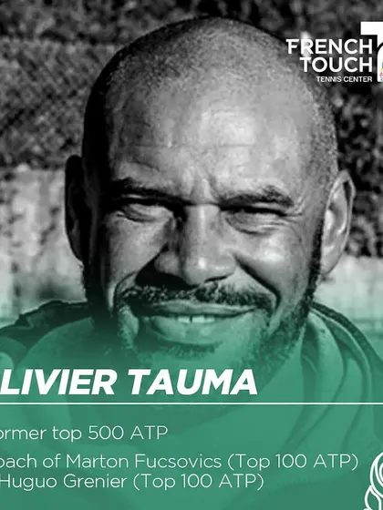 Meet Consultant Coach Olivier Tauma, a former top 500 ATP player and current coach to top 100 ATP professionals Marton Fucsovics and Hugo Grenier.