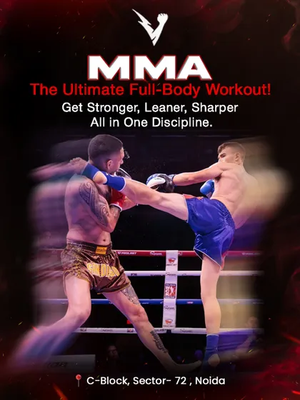 MMA is the ultimate full-body workout. Get stronger, leaner, and sharper all in one discipline.
