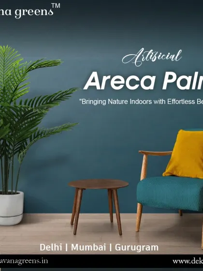 Our artificial Areca Palm brings nature indoors with effortless beauty. It's a timeless choice that adds a tropical, airy feel to any living room or office.