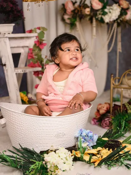 A collection of our fun and bubbly bathtub photos. This theme allows for playful and candid shots, with props like rubber ducks and cozy robes to complete the look.