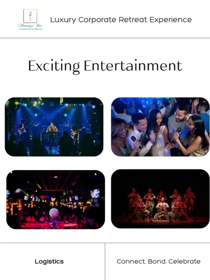 I source a wide range of exciting entertainment options to match your event's theme. This includes energetic live bands for party nights, engaging cultural performances, and lively DJs to keep the celebration going.