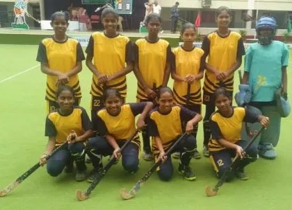 A huge moment for our girls from Annaswamy Mudaliar School, making their debut in an inter-school tournament. For many, this was their first experience on a turf field, and they played with heart.