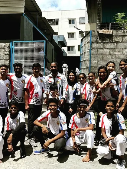 The BBK team at the SIKKA 4th Open National Level Championship in 2022. We don't just train to fight; we train to win and represent our dojo with pride.