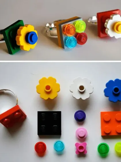 A duplicate of ID 74, showing the creative possibilities for making rings with blocks.