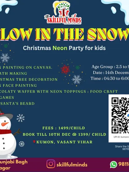 Another version of my Christmas neon party poster for a different location. I can host my events at various venues across the city.