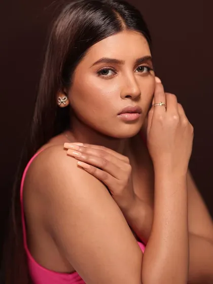 This shot showcases the flawless skin texture and subtle definition that is key for professional portfolio images.