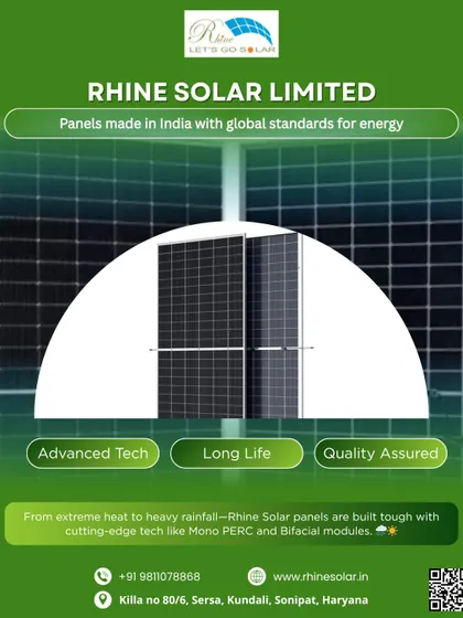 From extreme heat to heavy rainfall, our panels are built tough with cutting-edge tech like Mono PERC and Bifacial modules. They are made in India to global standards.