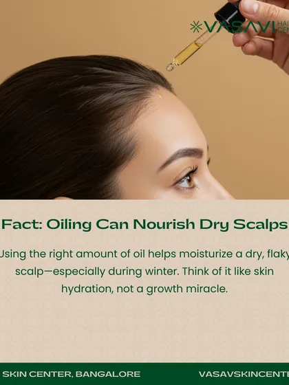 While not a miracle growth cure, oiling can be beneficial for nourishing a dry scalp. When done correctly, a gentle massage with the right oil helps moisturize a flaky scalp, especially in dry weather. I think of it as hydration for the scalp.