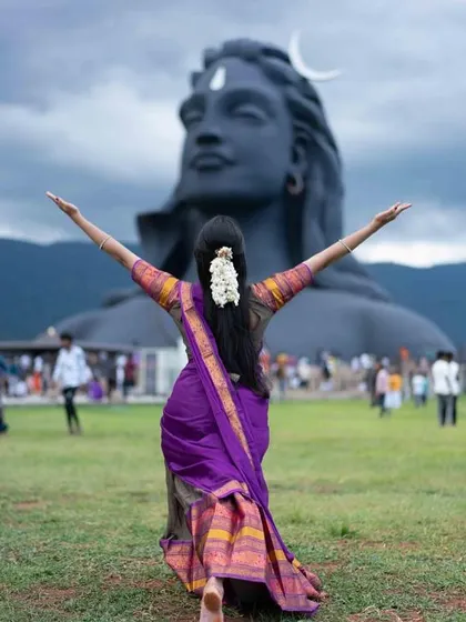 In the divine presence of the Adiyogi statue, I feel a profound sense of connection. These photos were taken during a visit on Shivaratri, a moment of deep spiritual resonance for me.