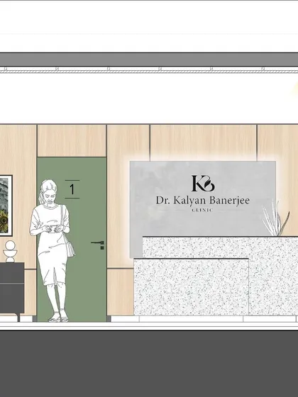 Our design process starts with detailed drawings like this sectional elevation of the reception. This allows us to visualize the final space and ensure every element aligns with the project's goals.