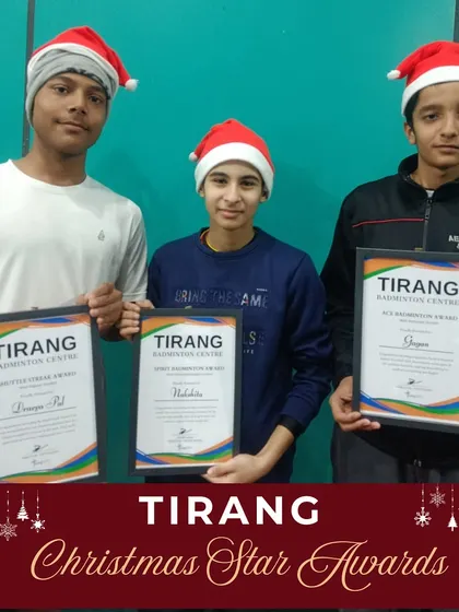 Celebrating our Christmas Star Awards. We recognized students for being the most improved, most regular, and most sincere, because we believe character is as important as skill.