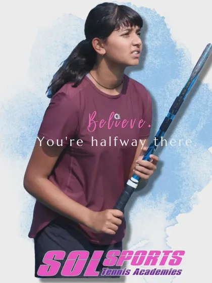 "Believe. You're halfway there." We instill a strong sense of self-belief in our players, as confidence is one of the most important tools an athlete can possess.