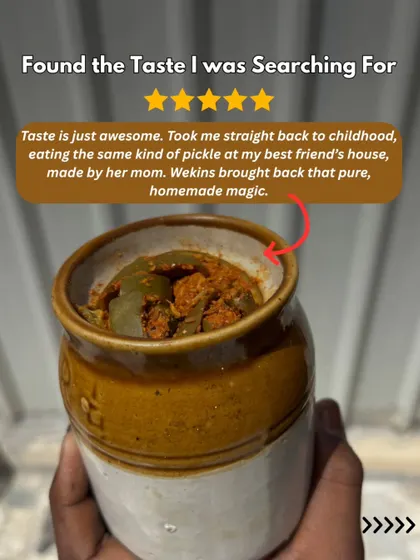 "Took me straight back to childhood." We love that our pickle could bring back such a wonderful memory. This is the magic of homemade food.