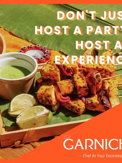 We believe you shouldn't just host a party, you should host an experience. It starts with incredible food, like these fresh paneer tikkas, grilled and seasoned to perfection right in your kitchen.