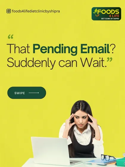 That pending email can suddenly wait when you're unwell. Don't let work take over your health.