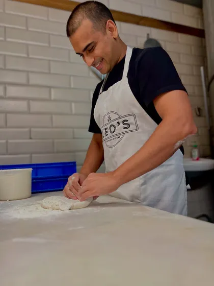 The foundation of every great pizza is the dough. Amol spends hours perfecting our dough recipe and technique.