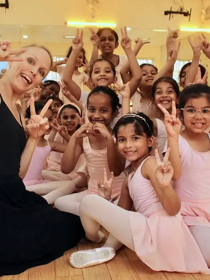 Another happy group from our Koramangala Pre-Primary class. We foster a positive and encouraging atmosphere where children can build confidence and make friends.