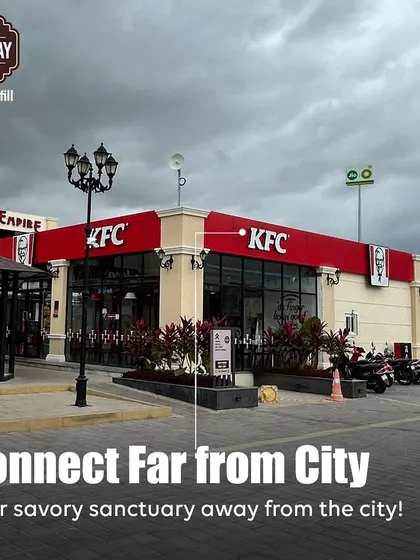 Our KFC is your savory sanctuary away from the city. It's the perfect delicious detour on your road trip.