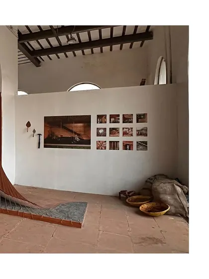 A throwback to the creation of our biennale exhibit, a process of exciting collaboration and interaction with curators and fellow artists.