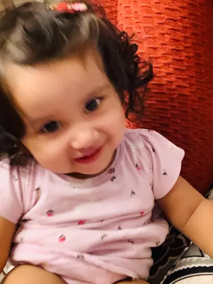 Another adorable close-up of my baby girl. Can't believe she'll be a year old soon.