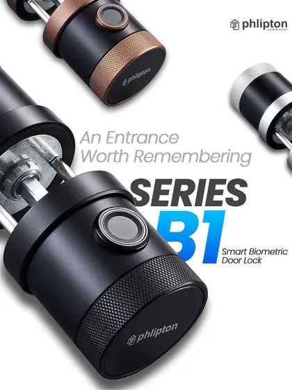 Make a statement with the Series B1 Smart Biometric Door Lock. Its sophisticated design and precision fingerprint sensor create an entrance that is both memorable and highly secure.
