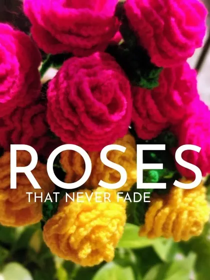 Roses that never fade. This is the promise of my crochet bouquets, a gift that serves as a permanent reminder of a special day.