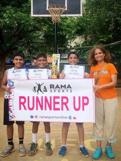 The runner-up boys' team from the Rama Sports tournament. We believe in recognizing the effort of every team that competes.