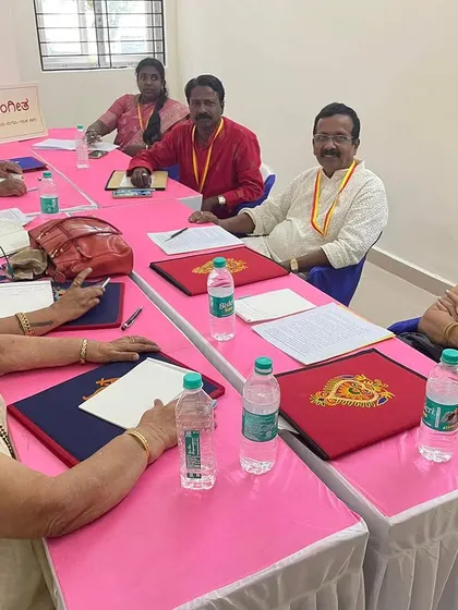 At the 'Suvarna Sambrama Karnataka' think tank program in Mysore. It was an honor to be part of this panel and contribute ideas for the state's cultural future.