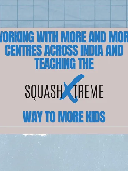 Our vision for the future is clear. We are focused on expanding our reach by working with more centers across India, bringing the proven Squash Xtreme training methodology to more kids and building a national community of champions.
